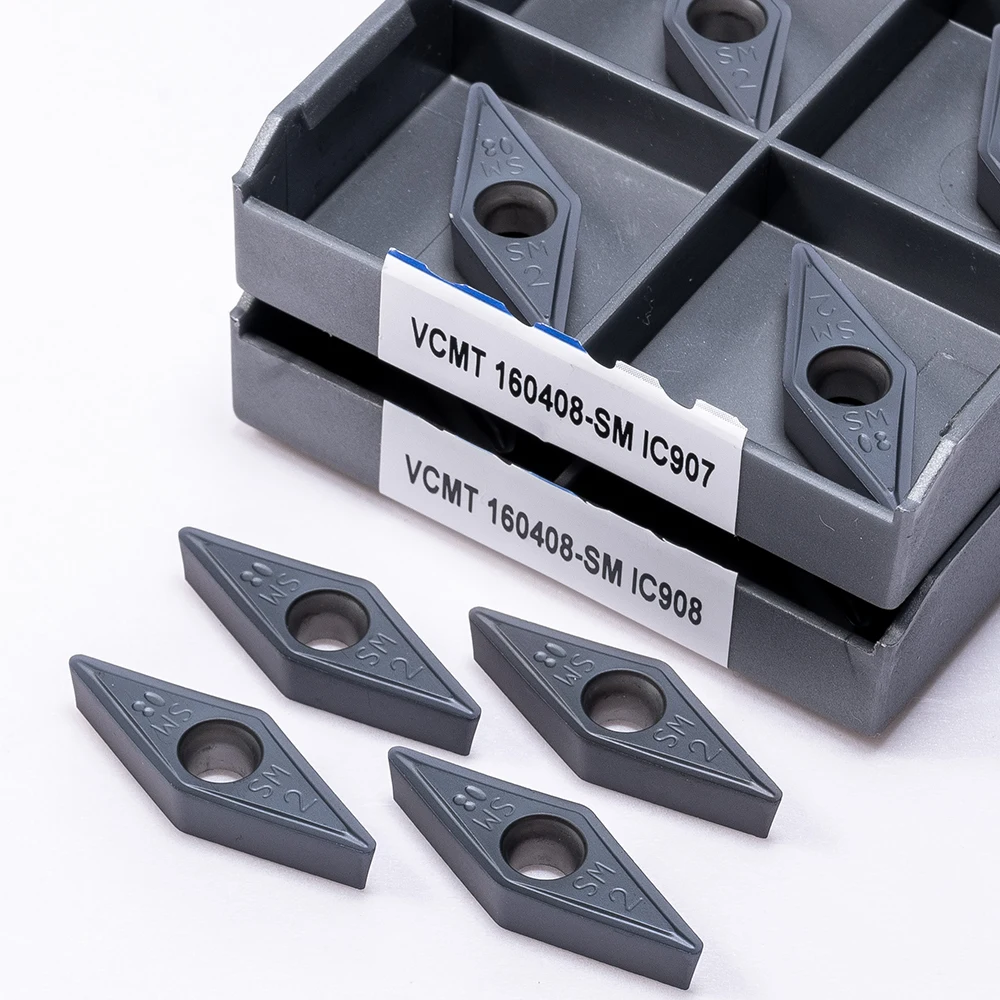 

High Quality VCMT160404 VCMT160408 SM IC907 IC908 Outer Grooving Tool Holder Carbide Blade Turning Tool VCMT 160408 160404