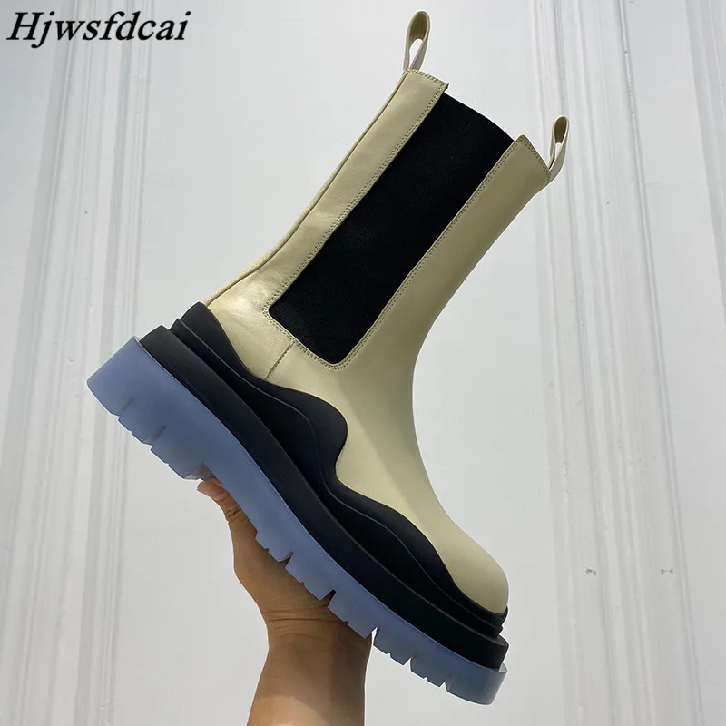 

Роскошные брендовые ботинки для верховой езды из натуральной кожи, ботильоны для мужчин и женщин, модельная обувь с круглым носком, цветные ...