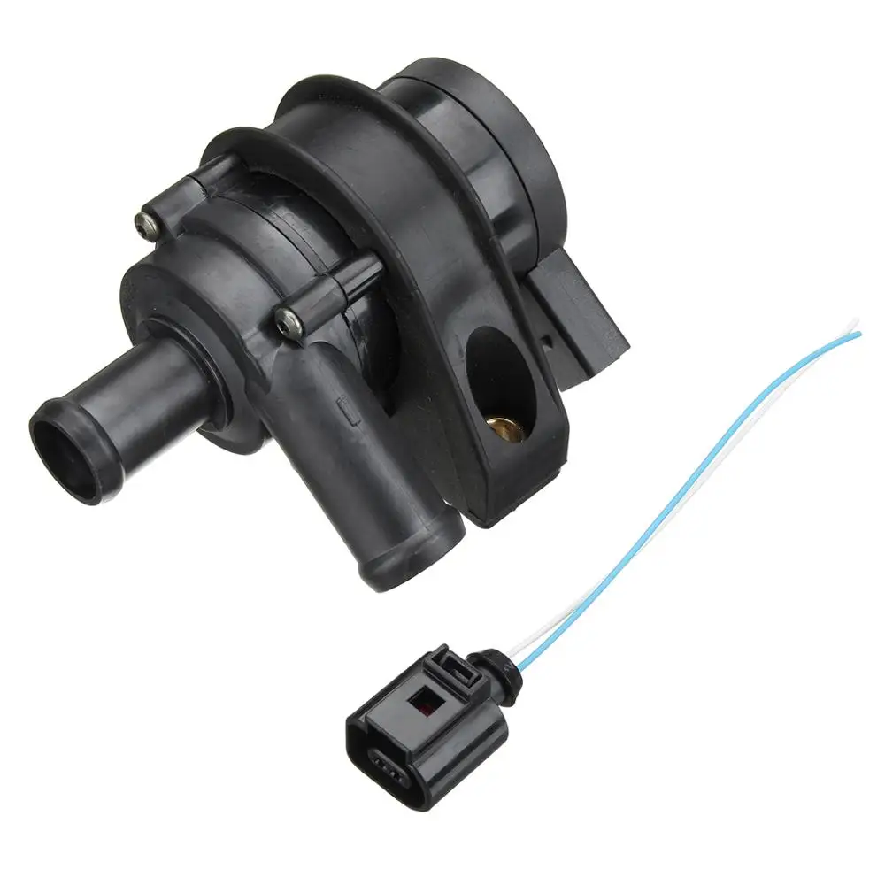 Pump with Cable Водяной насос для охлаждения двигателя автомобиля, соединительный кабель 1K0965561J 1K0965561G для VW Jetta Golf GTI Passat CC Octavia 1,8 T 2,0 T 12 V - Цвет: Pump with Cable
