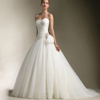 fashionable ivory 2021 hot sale sweetheart vestidos de noivas princesa cristal plus size bridal gowns bespoke wedding dresses