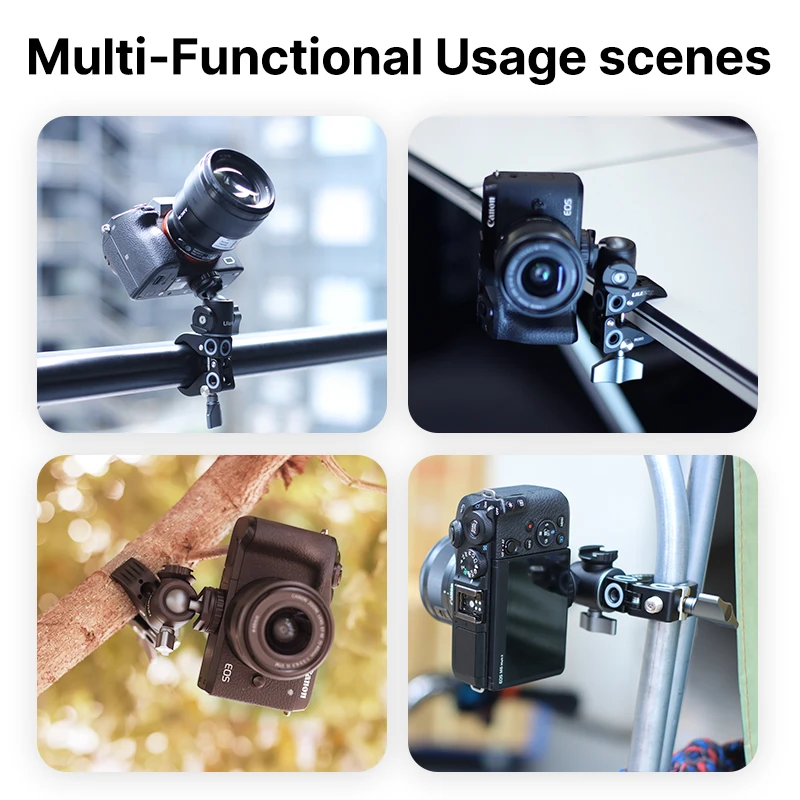UURig R060 Super Clamp Arri фиксирующее отверстие удлинение 1/4 винт 3/8 для светодиодной
