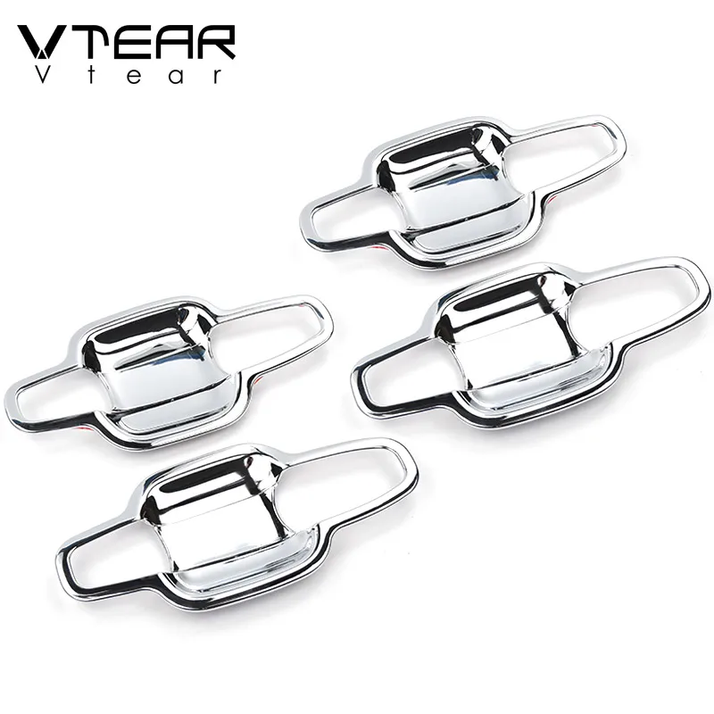 Vtear Джили Атлас Дверная ручка Крышка наружная дверная чаша хромированная Накладка для стайлинга внешние