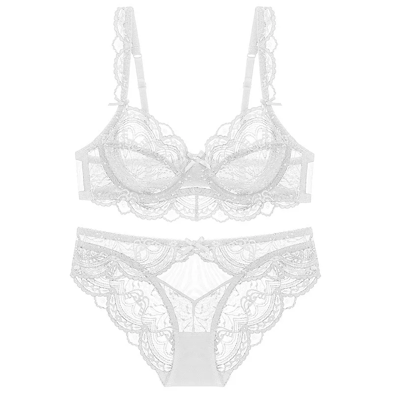 

Women's underwear ultra-thin breathable new collection sexy underwear bra set large size ABCDE cup size CY00089