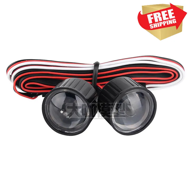 

Radio control RC 1/10 313mm car headlights dragon lights, spotlights remote control SCX10 90046 upgrade parts