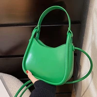 veryme womens bag 2022 new style handbag fashion solid color underarm bag pu leather soft leather messenger shoulder bag