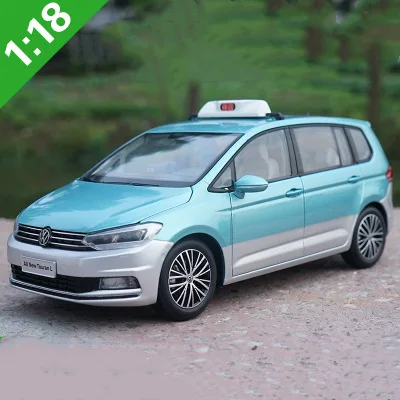 Taxi-A Изысканный подарок 1:18 Touran L сплава модель, моделирование литьем под давлением металлическая модель автомобиля, коллекция украшения - Цвет: Taxi-A