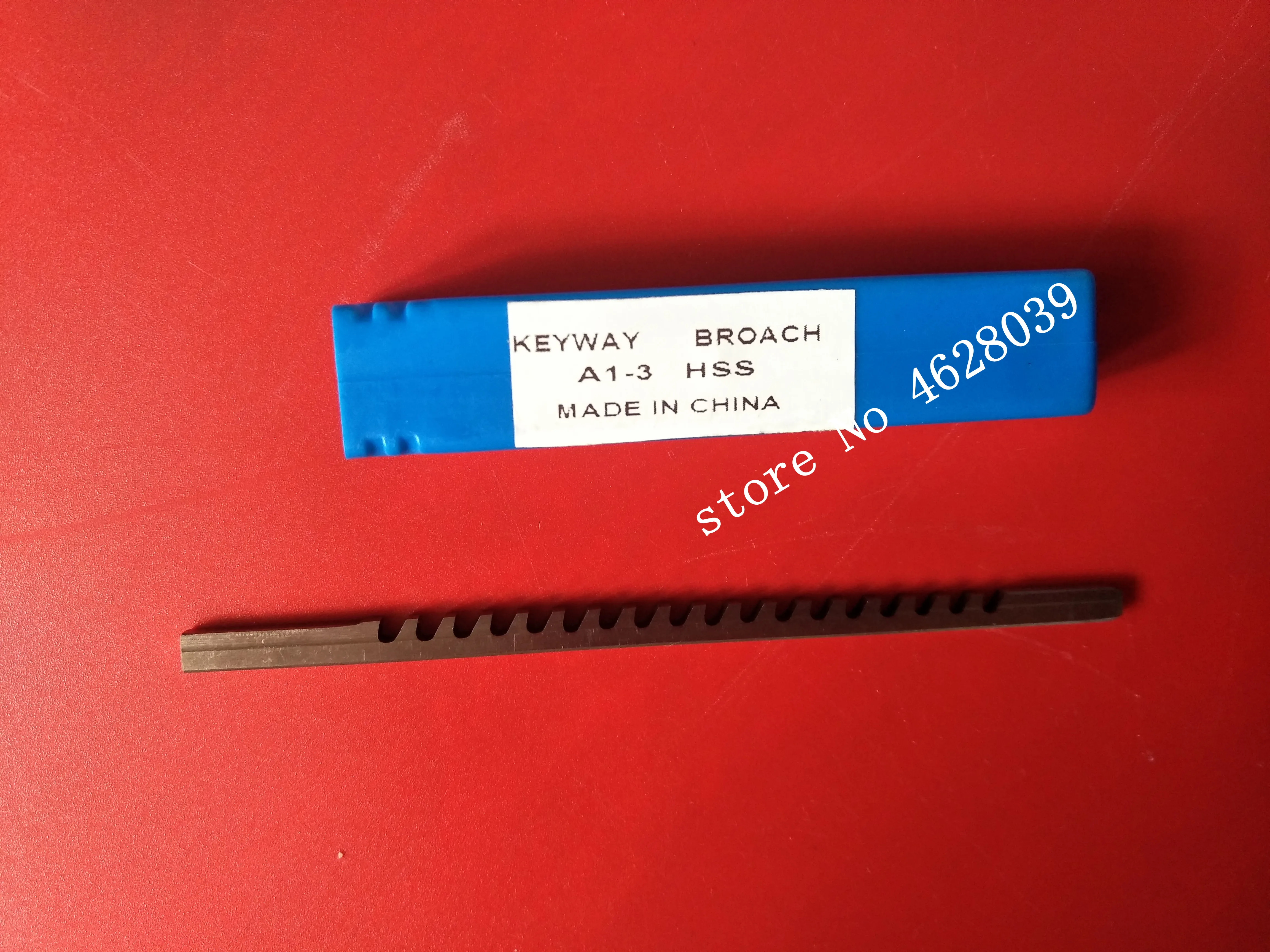 HSS Keyway Broach с шимом высокоскоростные стальные Broaching инструменты 3 мм A Push Type