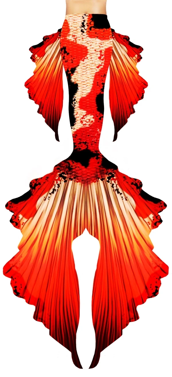 Женский пляжный купальник-бикини с хвостом русалки моноластами на заказ |