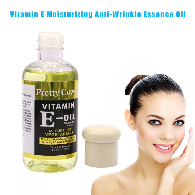 

75ml Vitamin E Face Essence Moisturizing Whitening Firming Anti-wrinkle Skin Care Prettycowry Women Facial Care Essential Oil