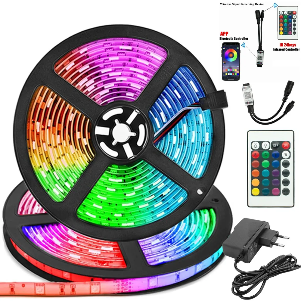 

Easter Party LED light 32 feet (about 10 meters) Bluetooth remote control LED 2835 waterproof Suitable for bar living room