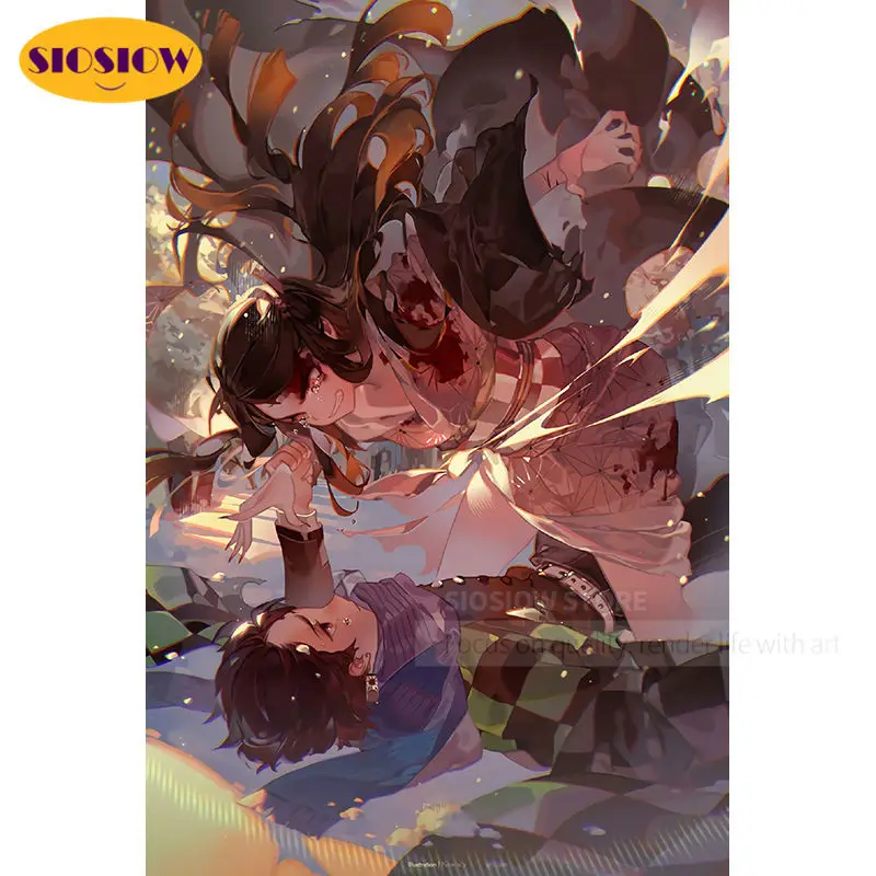 Набор для алмазной вышивки постер с 3d-изображением аниме 5d в стиле сделай сам