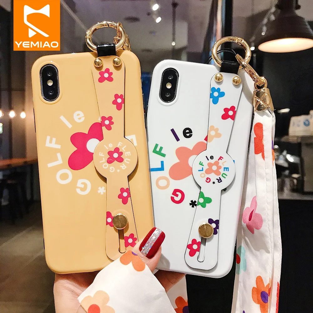 Милый динозавр Тонкий чехол для iPhone 7 6 6s Plus 8 мягкий термополиуретановый цветок