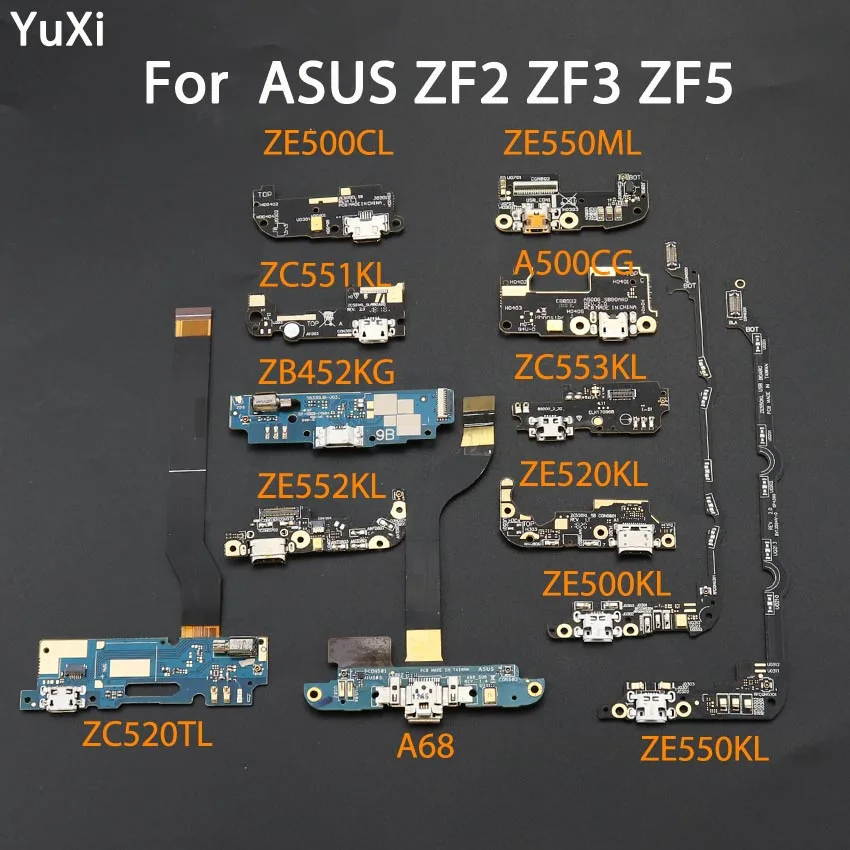 USB коннектор для зарядного порта док станции с гибким кабелем ASUS ZenFone 2/3/5 ZE551ML ZE550KL