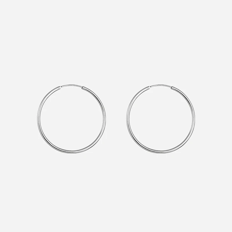 

S925 Big and Small Circle Earrings Earrings Twist hoop earring Personality Earrings With Statement Words Hiphop Sexy Party Gift