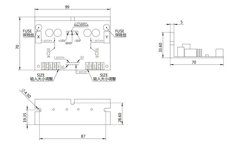 400nm 700nm DT50Kpps высокая скорость сканирования гальванометр Galvo сканер лазерная