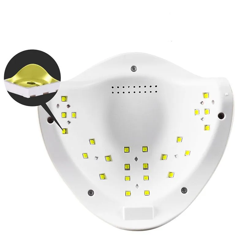 48 Вт УФ фототерапия для ногтей сушильная лампа гель лака солнцезащитный свет