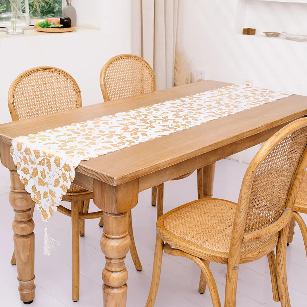 

Christmas Table Runners With Snowflake Pattern Tablecloth Xmas Table Decorations Merry Christmas Decorations For Home 2022 New