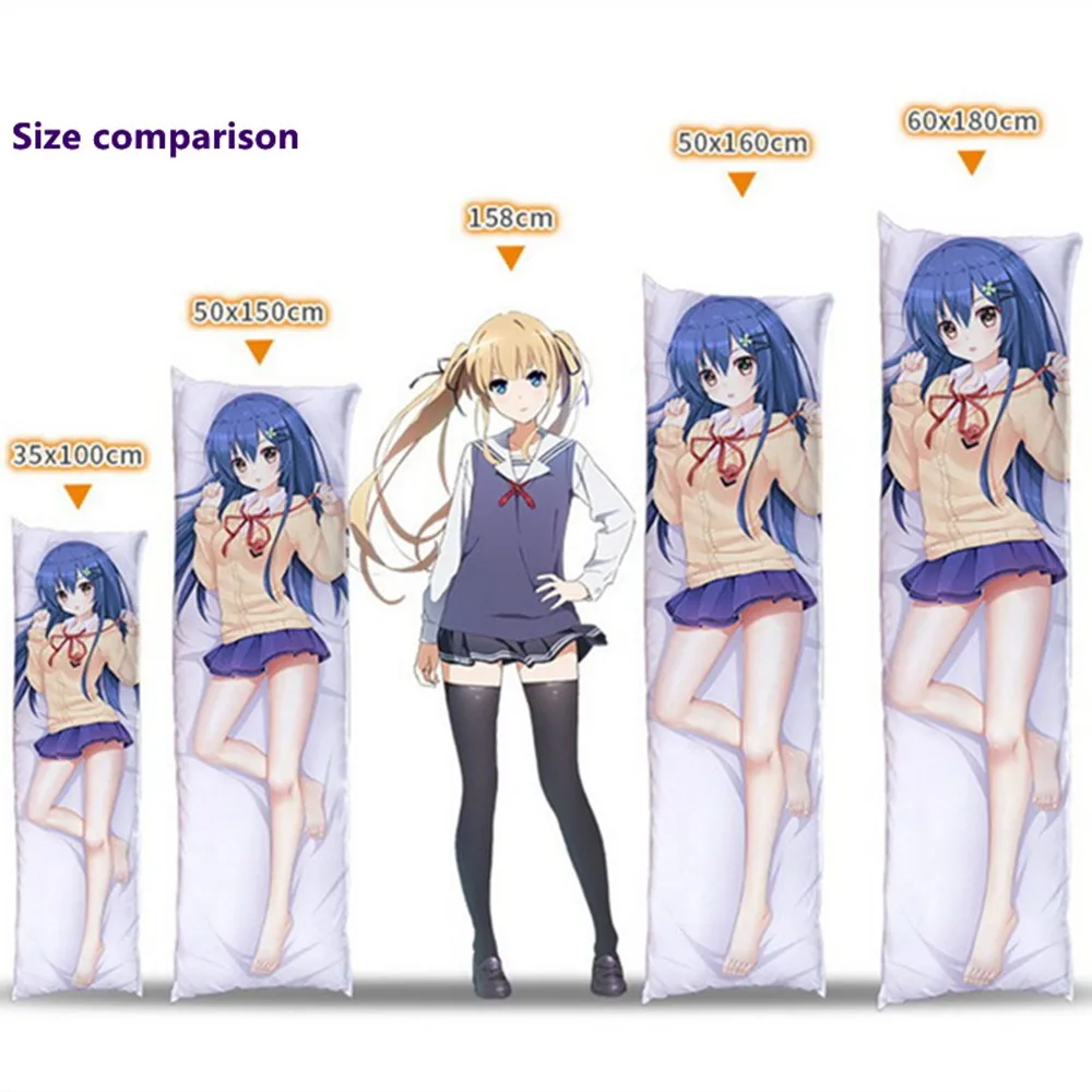 Наволочка для тела аниме Dakimakura двухсторонний принт наволочка в натуральную