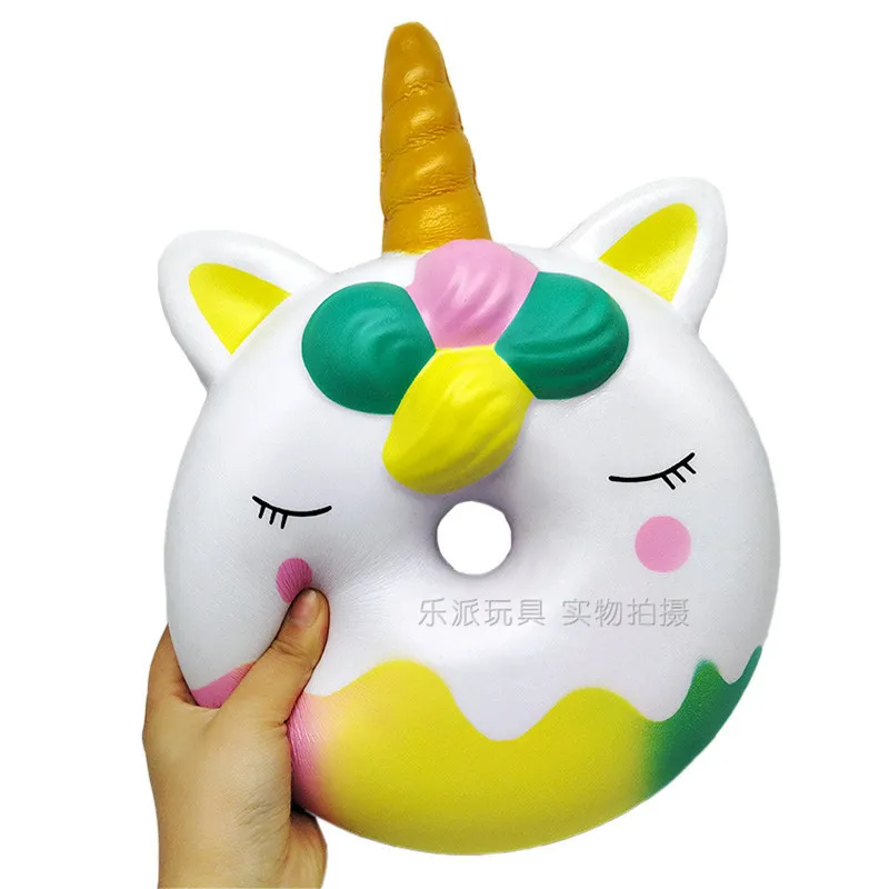 Большой единорог лошадь пончик мороженое Макарон большая мягкость kawaii мягкое