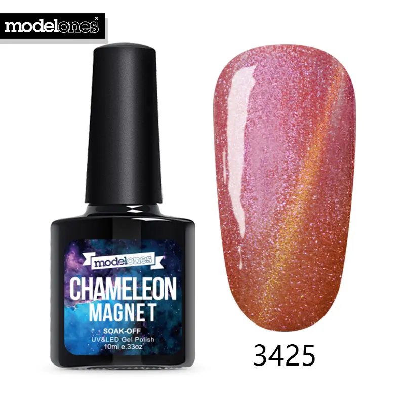 Гель лак Modelones для ногтей блестящий 3d гель с магнитной застежкой|magnetic gel polish|gel nail