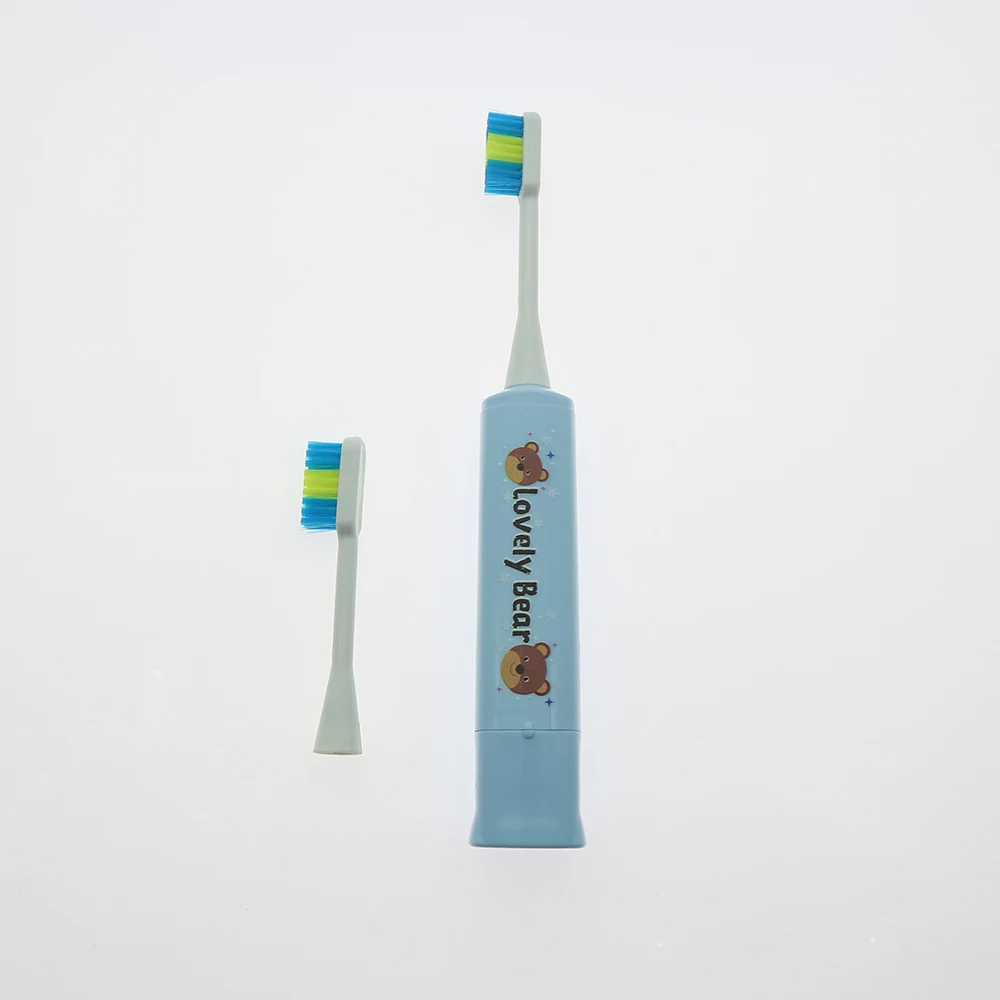 Акустическая волна звуковая электрическая детская зубная щетка со сменными