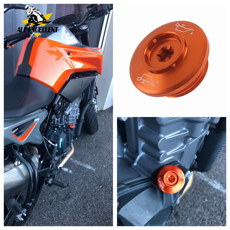 Топливная заглушка для KTM 790 Duke 1290 Super R Special Edition GT 690 950 990 оранжевый цвет|Накладки и