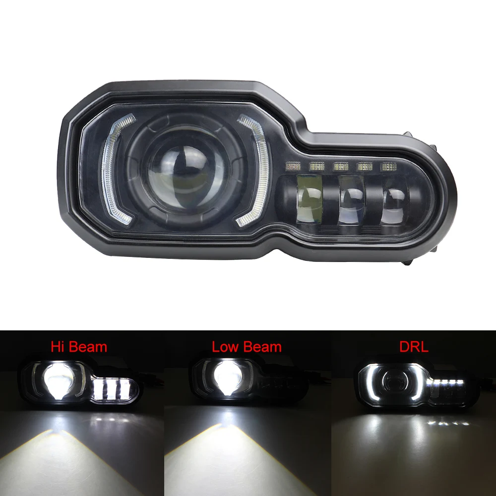 

LED Headlamp High/Low Beam With DRL Assembly Kit And Replacement Headlight For BMW F650GS/F700GS/F800GS F800ADV F800R