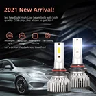 2 шт., автомобисветодиодный светодиодсветильник лампы H4 H7 H1 H9 H11 H13 9004 9005 9006 9007 HB3 HB4 12 в 3000k 6000k 8000k