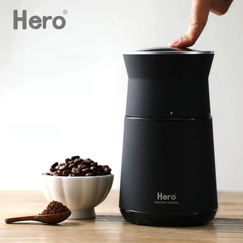 Электрическая кофемолка измельчитель зерен из нержавеющей стали|Ручные