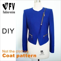 diy handmade clothing sewing design drawings woolen material female short coat 11 finished pattern bwt 11