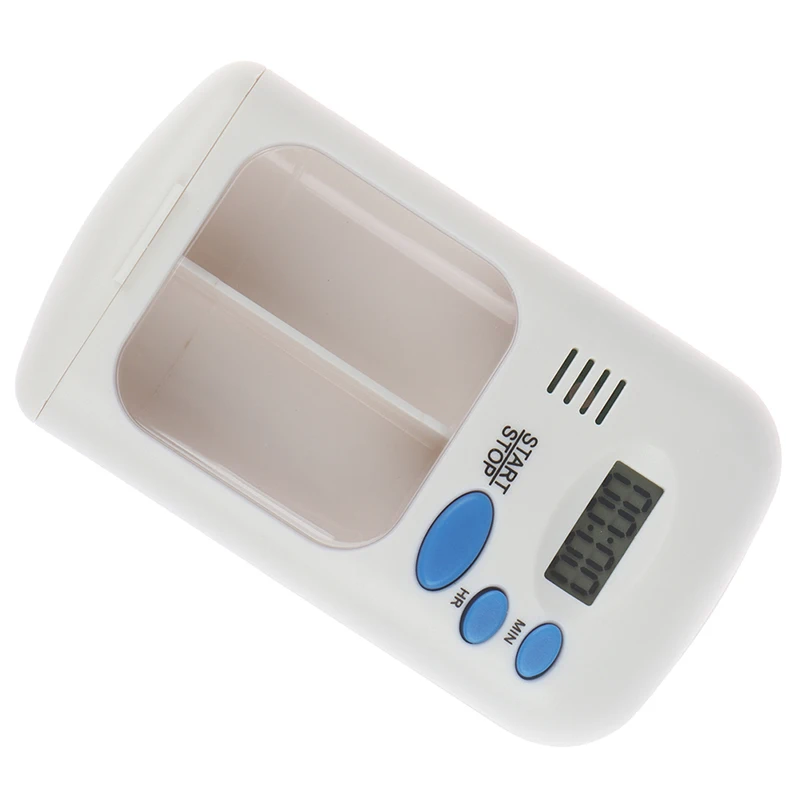

1Pcs Mini Portable Pill Reminder Drug Alarm Timer Electronic Box Organizer LED Display Alarm Clock Remind Small First Aid Kit