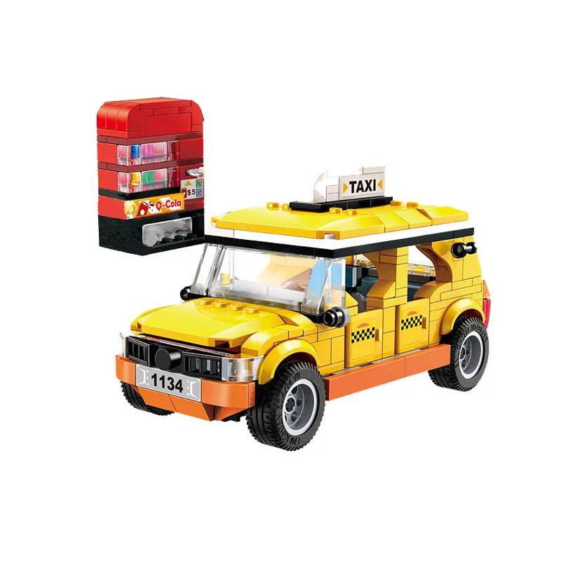 Просветите строительный блок красочный город Экскурсионное такси 3 фигурки 322 шт