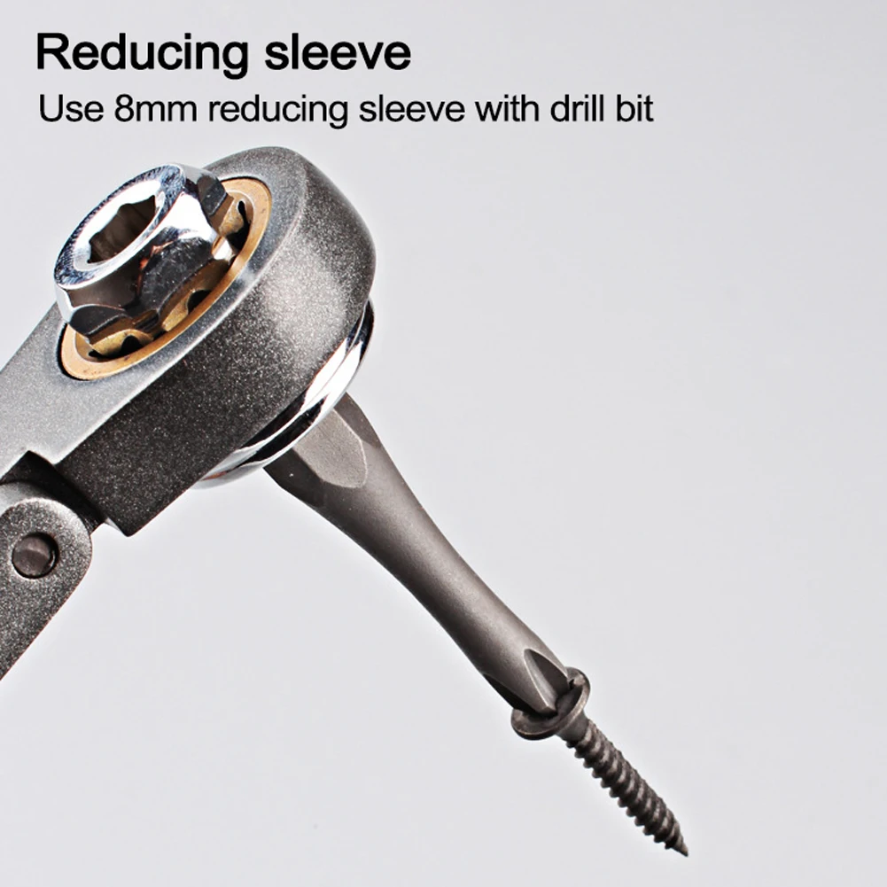

23PCS Multi-angle Ratchet Wrench Bits Set Sleeve Tool Set Auto Inspection Repairing Tool High-precision Practical Tool Set