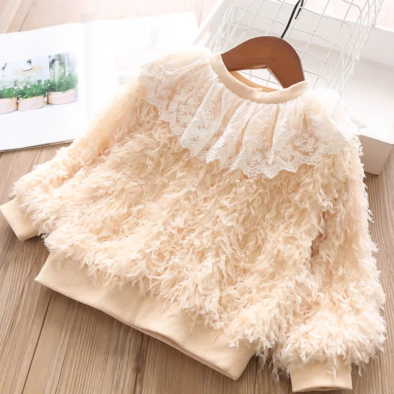 Осень зима кружевной воротник в виде листьев лотоса перья и кисточки бархатный