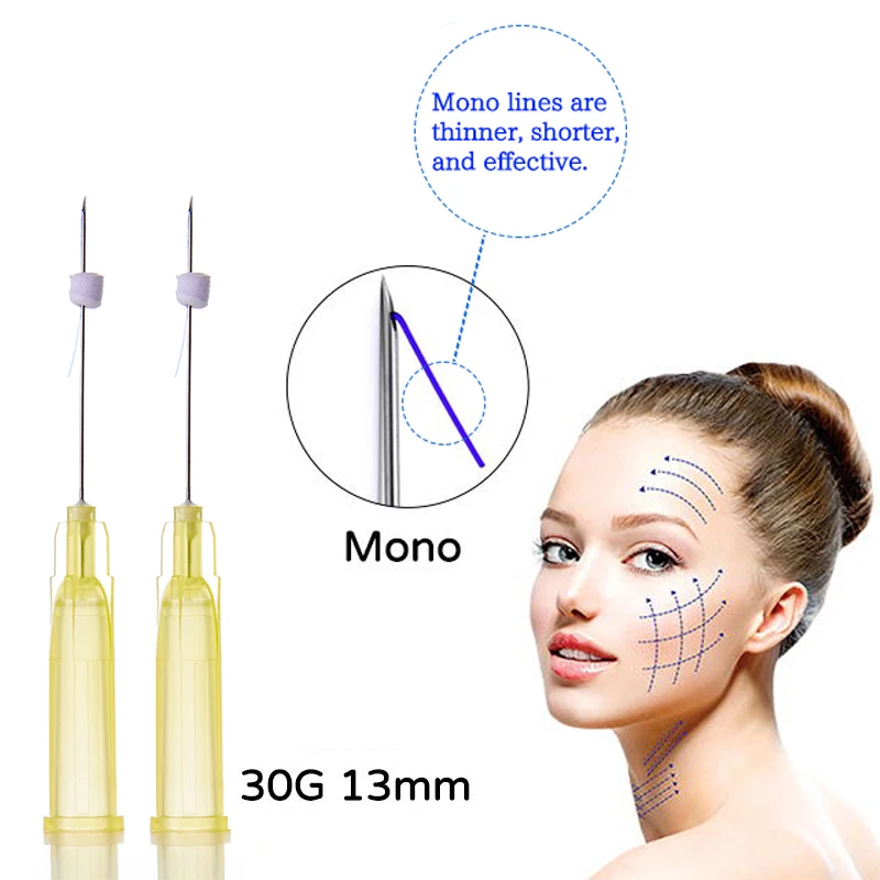 

Pdo Thread Mono 30G 13mm Hilos Tensores Lift For Lifting And Wrinkle Removal Mono Sharp Needle PCL PDO Thread 20Pcs Per Pack