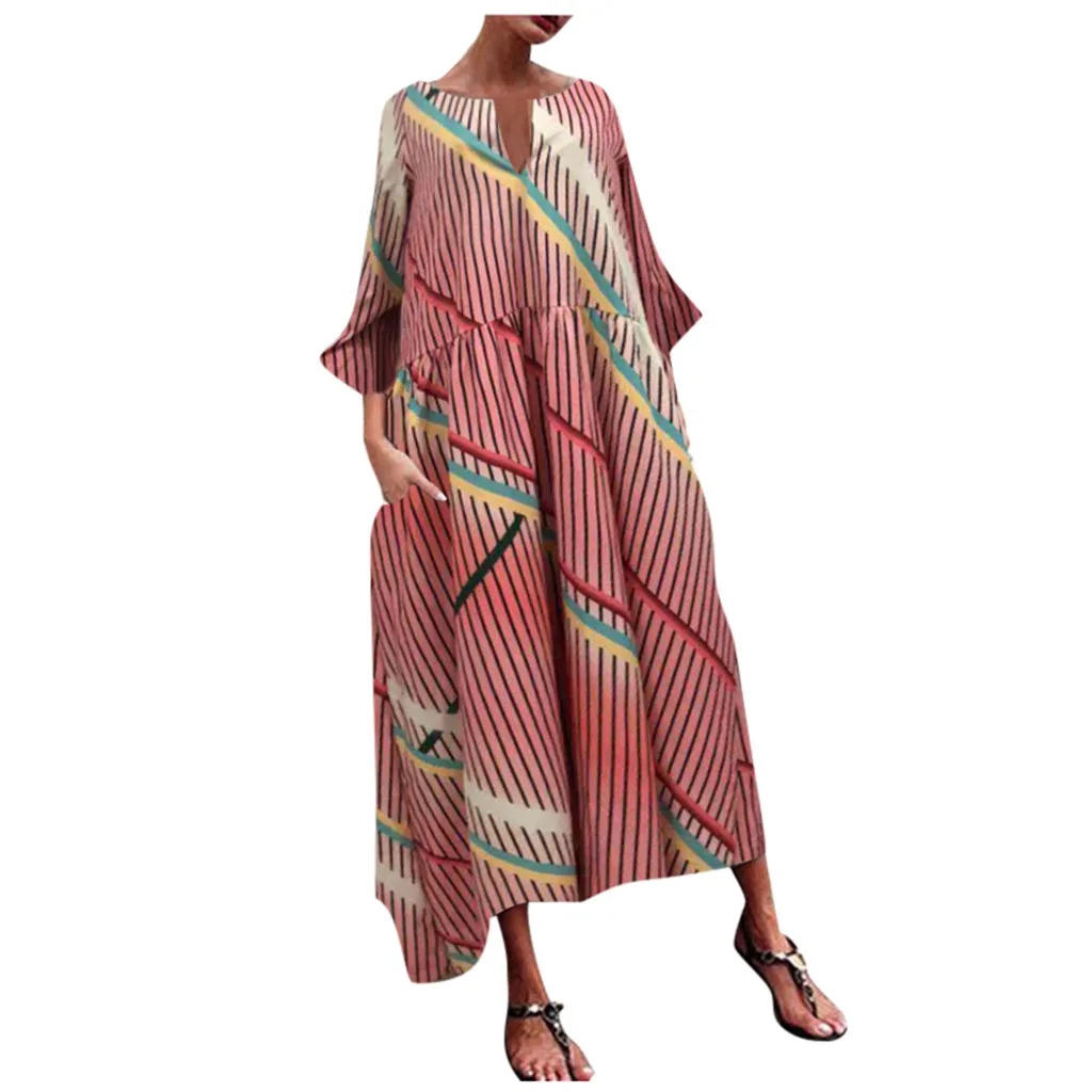 Женское вечернее платье с длинным рукавом SAGACE длинное макси v-образным вырезом 2020