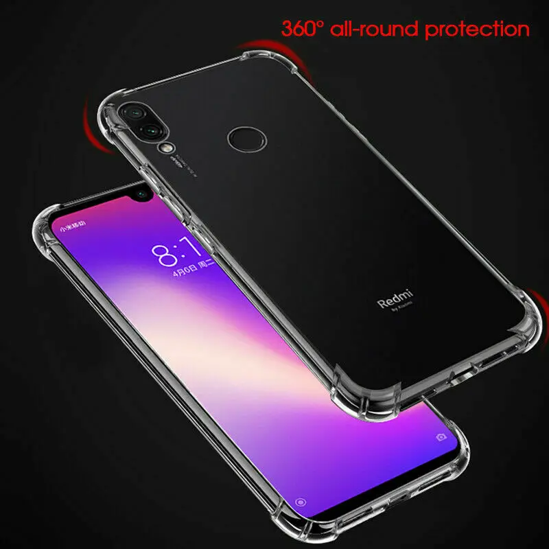 Противоударный Прозрачный чехол для Xiaomi CC9 9T Pro Mi 9 CC9E Redmi Note7 Note8 8A защитный из ТПУ |
