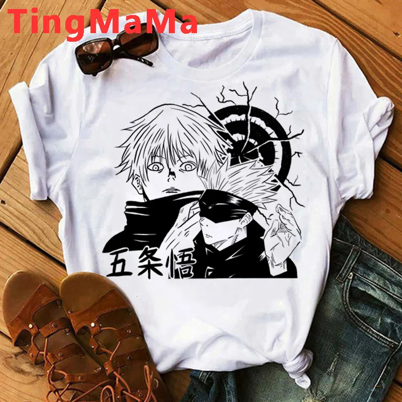 

Jujutsu Kaisen top tees men couple clothes harajuku kawaii ulzzang 2020 clothes plus size