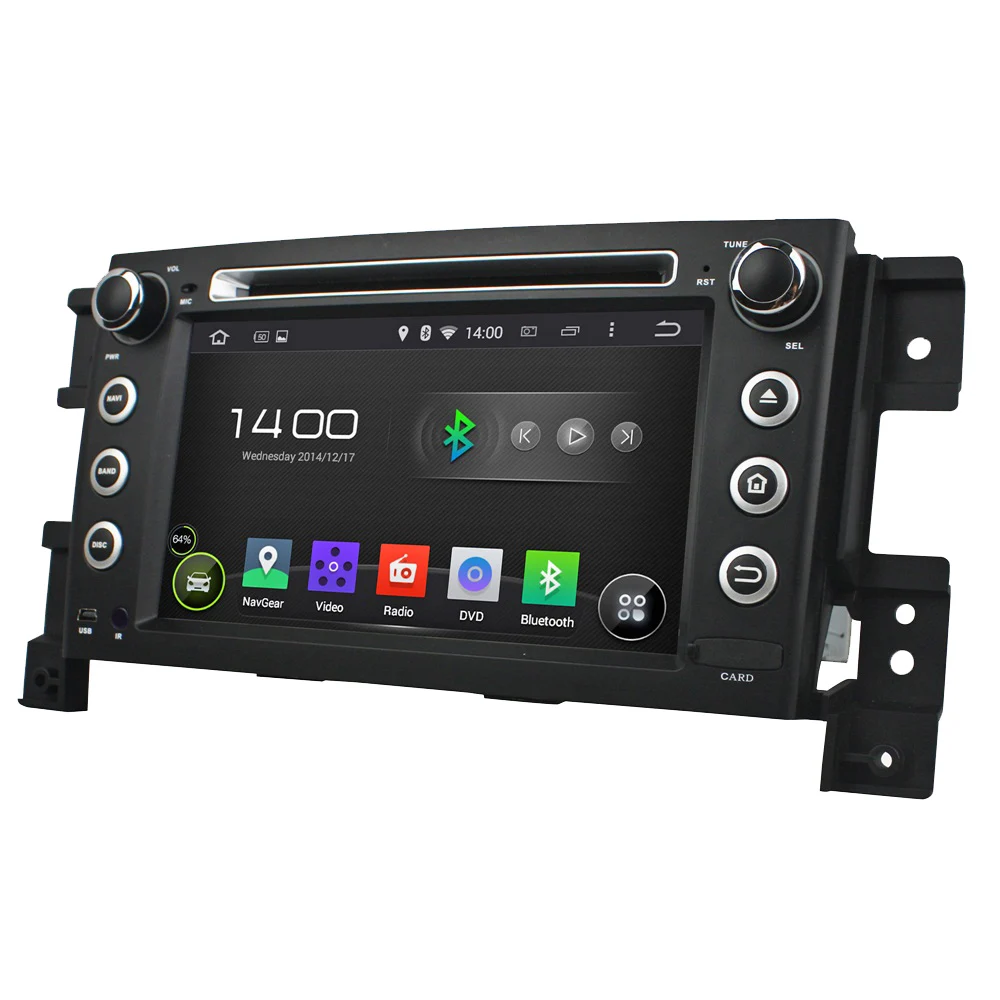 Автомобильный DVD-проигрыватель 8 ядер 7 дюймов 2 Din Android 9 0 для Suzuki Vitara 2005-2011