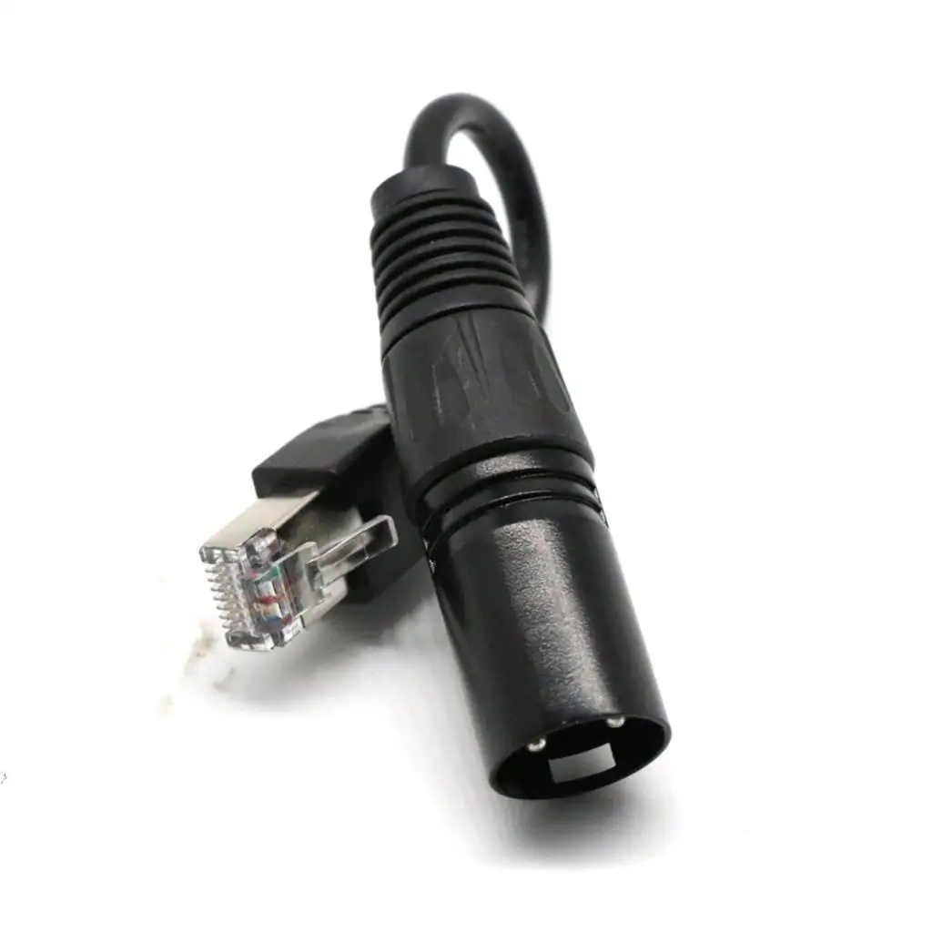 

XLR Male to RJ-45 RJ45 Male Adapter Converter Extender Extension Cable Wire Cord - 6 inch