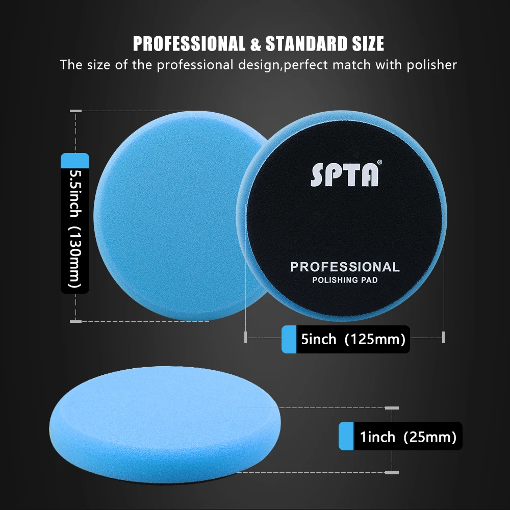 (Оптовая Продажа) SPTA 3 &quot(80 мм)/5&quot(125 мм)/6 &quot(150 мм) автомобильные полировальные