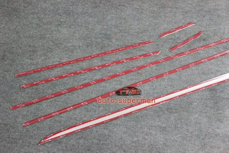 7 шт. хромированные накладки на багажник и боковые двери для BMW 3 серии F30 320 328 2013 2014