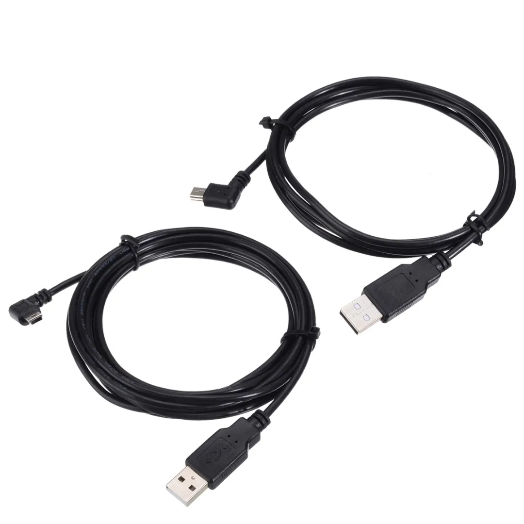 1 шт. черный Высокое качество левый угол 90 штекер градусов кабель для передачи