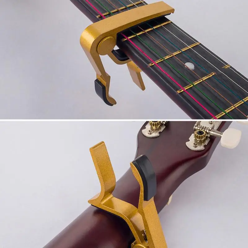 gitarre capo trigger schellen für akustische elektrische klassische gitarren zubehör kreta metall capo gitarre teile saiten instrument free