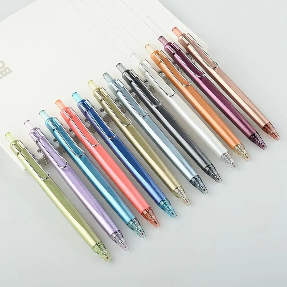 

Ручка гелевая с металлическим зажимом и чернилами, 1 шт.