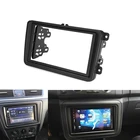 2 Din Автомобильный Радио фасции Панель рамка CD DVD тире o интерьер для Touran Caddy сиденье для Skoda Fabia Octavia