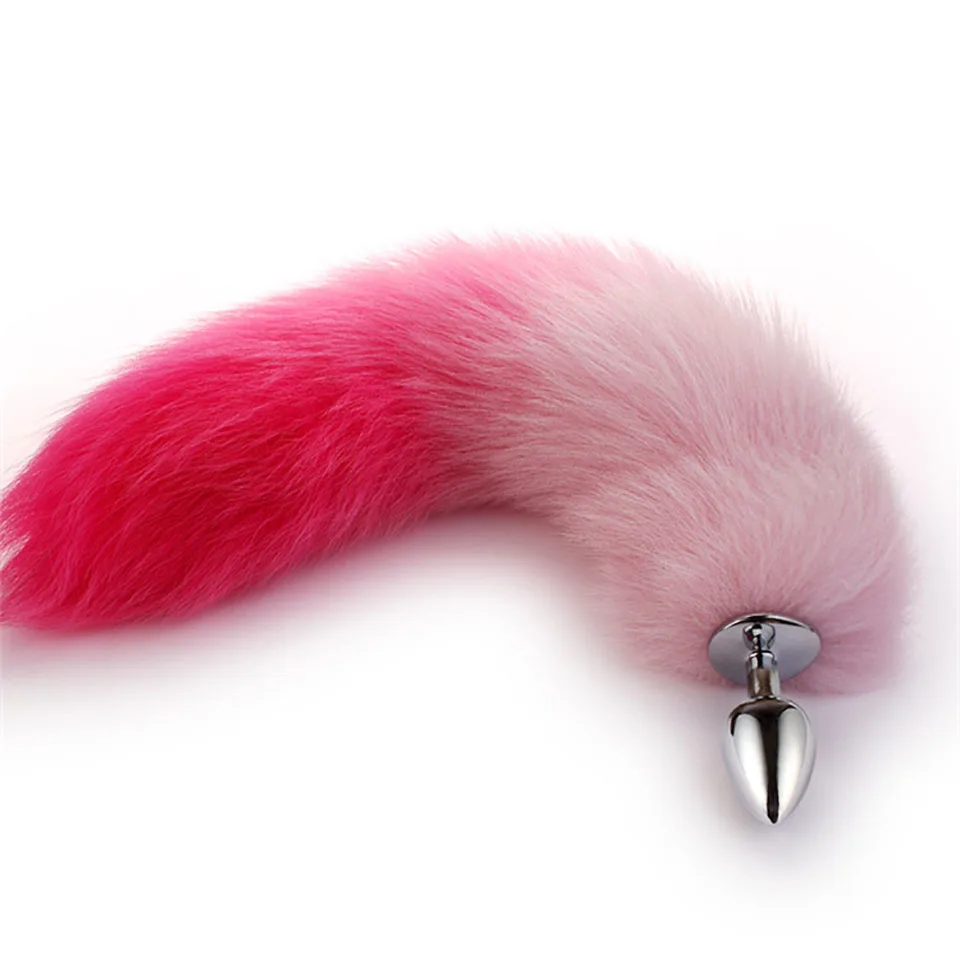Лисий хвост огромная Анальная пробка анальные интимные игрушки для женщин