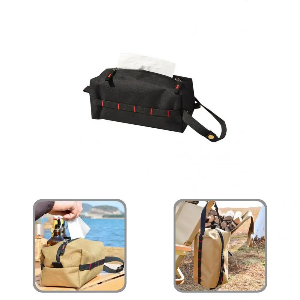 

Smooth Zipper Foldable Smooth Zipper Tissue Storage Case for Mountaineering