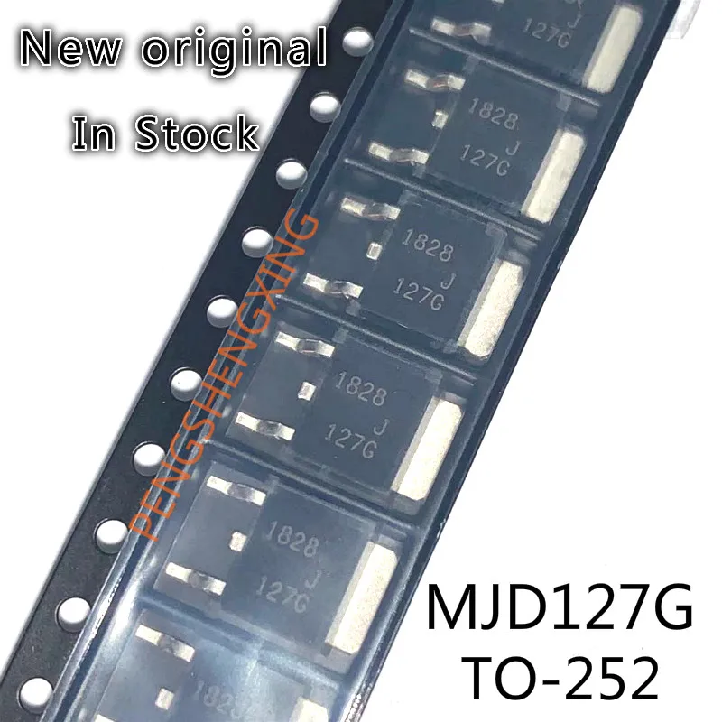 

10 шт./лот, MJD127G J127G TIP127 MJD127 TO-252, новинка, оригинальная распродажа