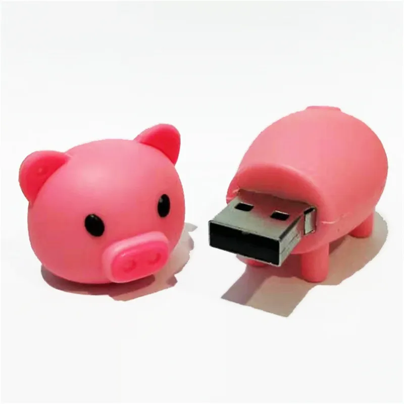 Высокоскоростной флеш накопитель с милой Свинкой из мультфильма Usb 4G/8G/16G/32G/64 GB u